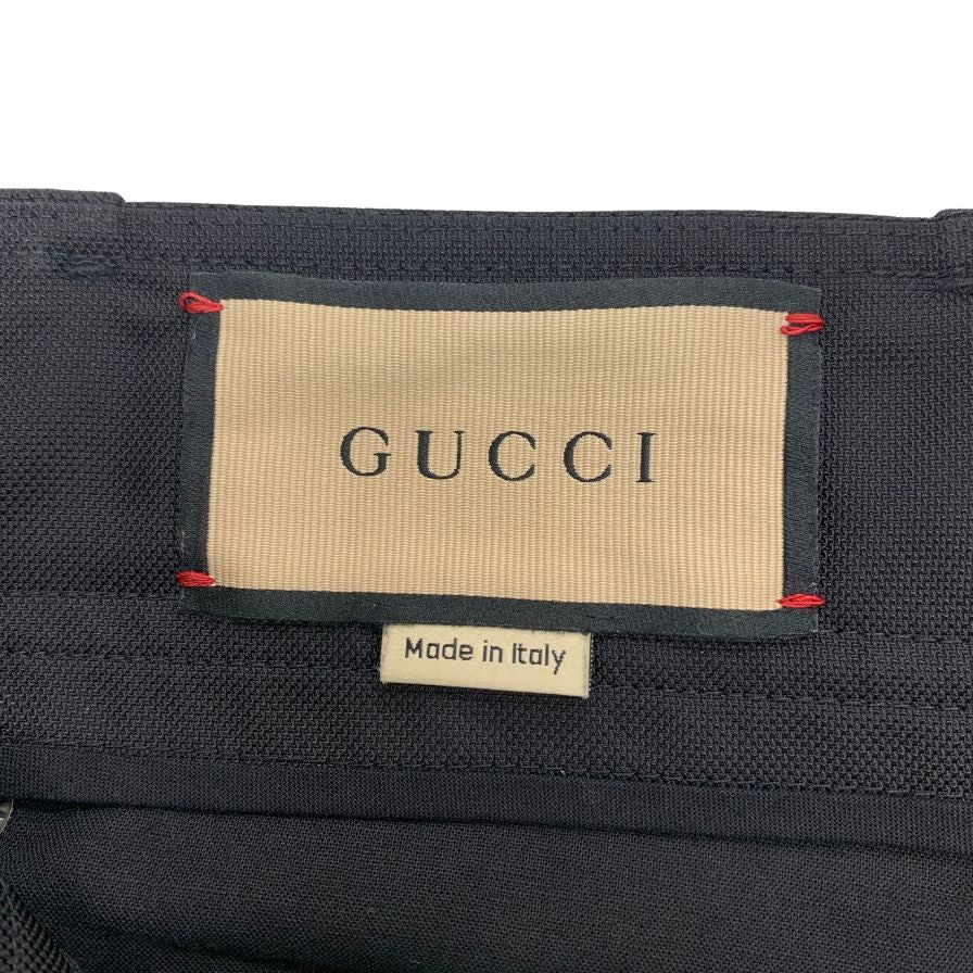 グッチ 23SS カーゴパンツ ナイロン ブラック メンズ サイズ44 メンズ 710432 GUCCI 【AFB36】