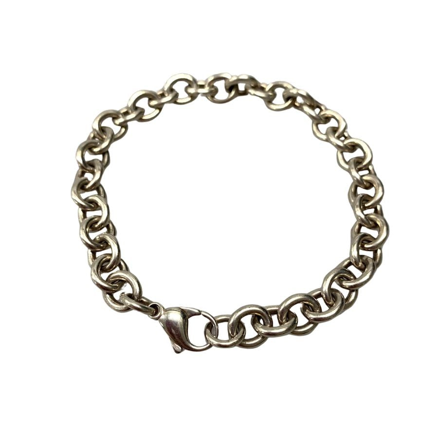 ティファニー ブレスレット ドーナツリンク チェーン シルバー SV925 メンズ Tiffany&Co.