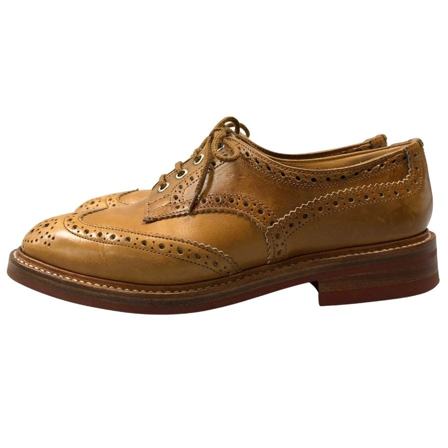 トリッカーズ レザーシューズ バートン サイズUK8 エイコンアンティーク ダイナイトソール M5633 Tricker's BOURTON ACORN ANTIQUE DAINITE SOLE ビジネスシューズ 約26.5cm【LA】【中古】