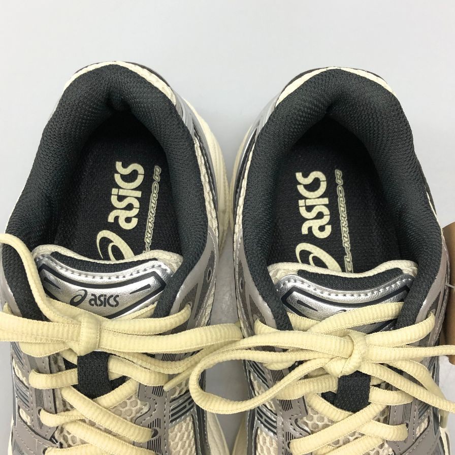 アシックス ローカットスニーカー メッシュ ゲルカヤノ 14 ランニングシューズ 1203A537 ホワイト レディース サイズ23.5cm Asics 約23.5cm【AFD8】