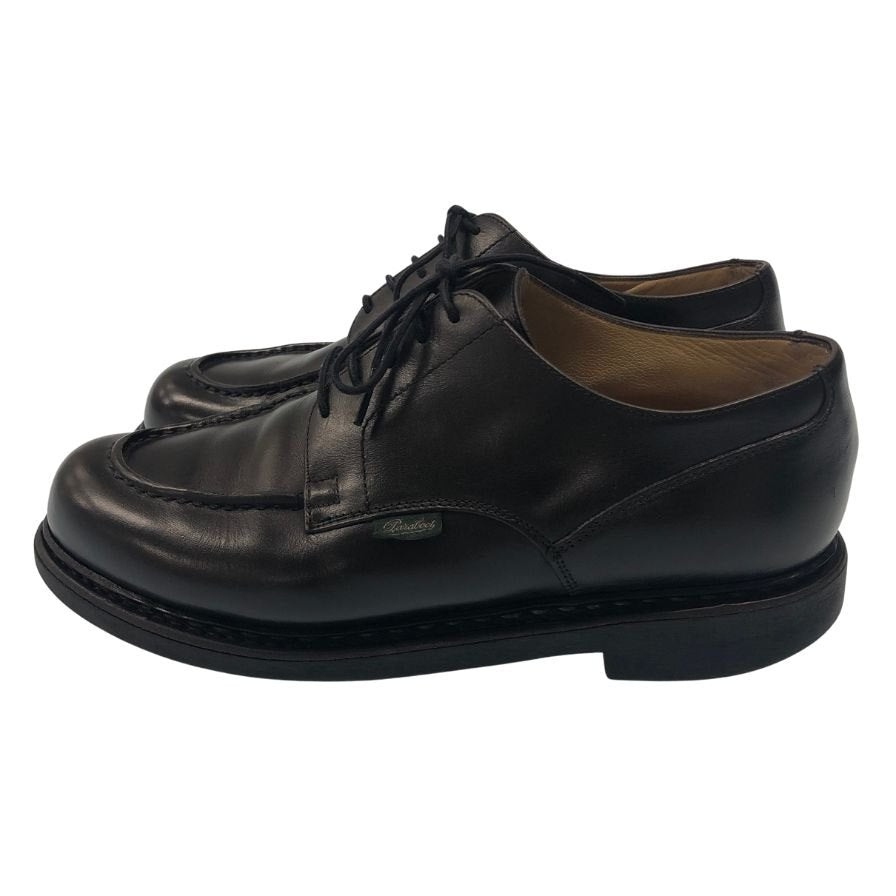 パラブーツ レザーシューズ シャンボード Uチップ メンズ サイズ6 ブラック Paraboot CHAMBORD 約25.0cm【AFC28】