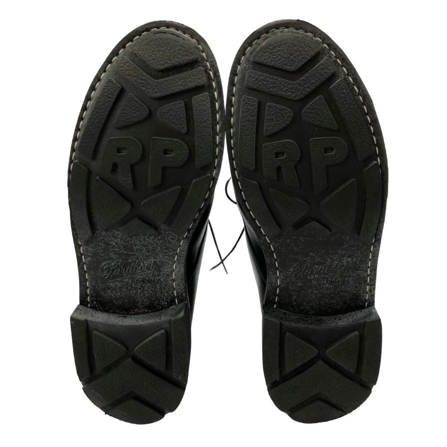 パラブーツ レースアップ ブーツ ボーリュー レザー メンズ ブラック サイズ5 Paraboot Beaulieu ブーツ 約23.5cm【LA】【中古】