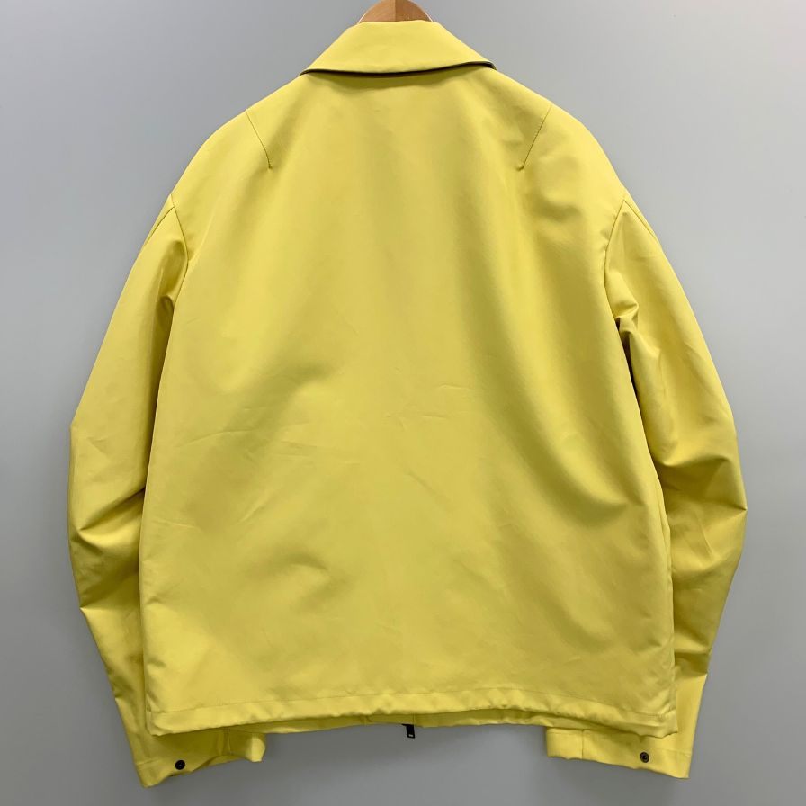 美品◆イーヴォ アウター ジップアップ ジャケット ミリタリー型 イエロー メンズ サイズ48 HEVO 【AFB34】