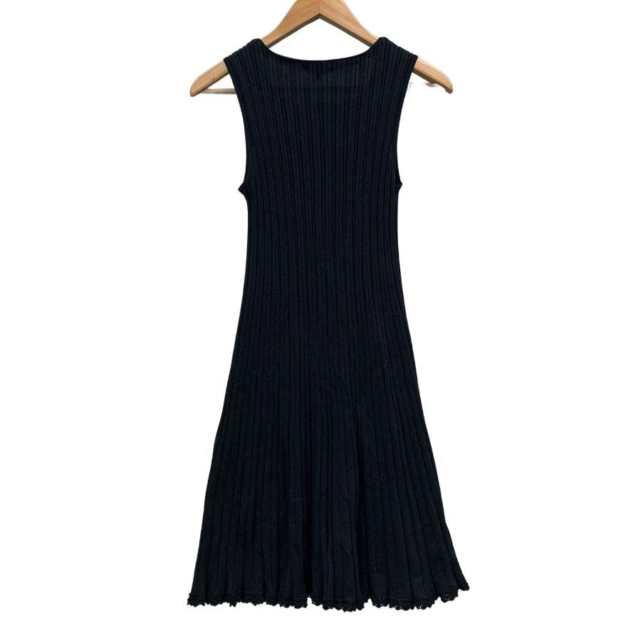 美品◆トゥービーシック ノースリーブワンピース ニット ブラック レディース サイズ40 TO BE CHIC 【AFB35】