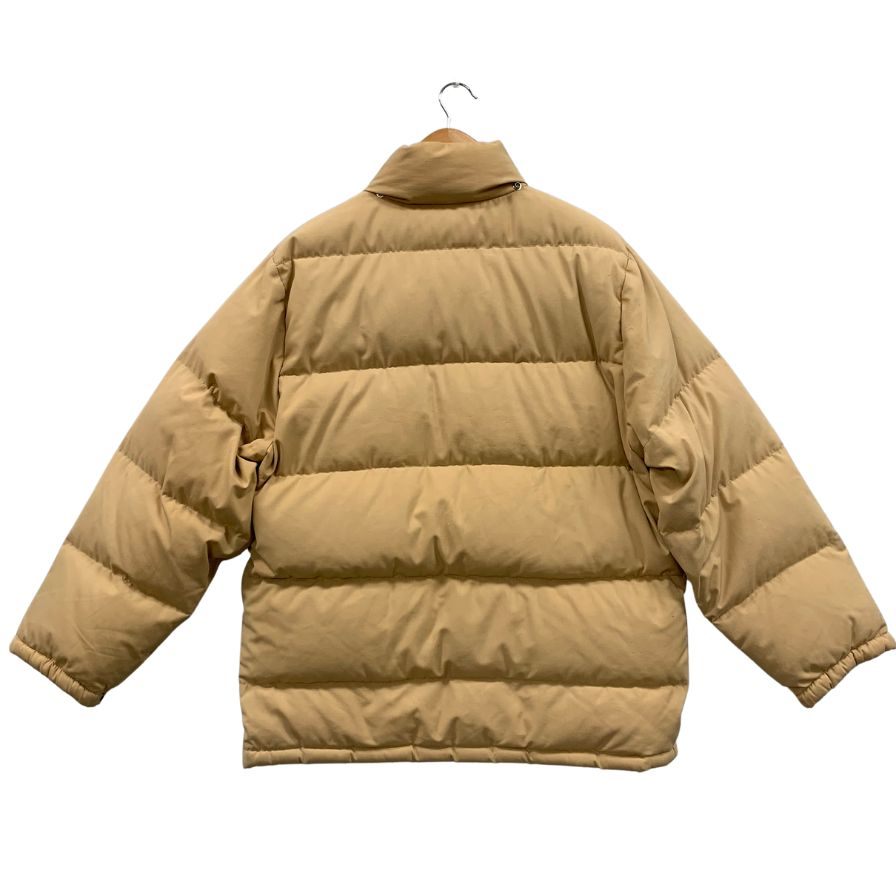 中古◆ザ ノースフェイス ダウンジャケット 茶タグ ビンテージ USA製 ベージュ メンズ サイズL THE NORTH FACE 【AFA12】