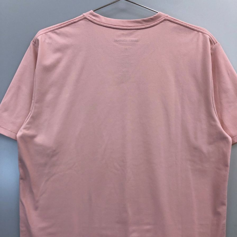 美品◆バンクスジャーナル Tシャツ ビッグロゴ ピンク メンズ サイズM BANKS JOURNAL 【AFB7】