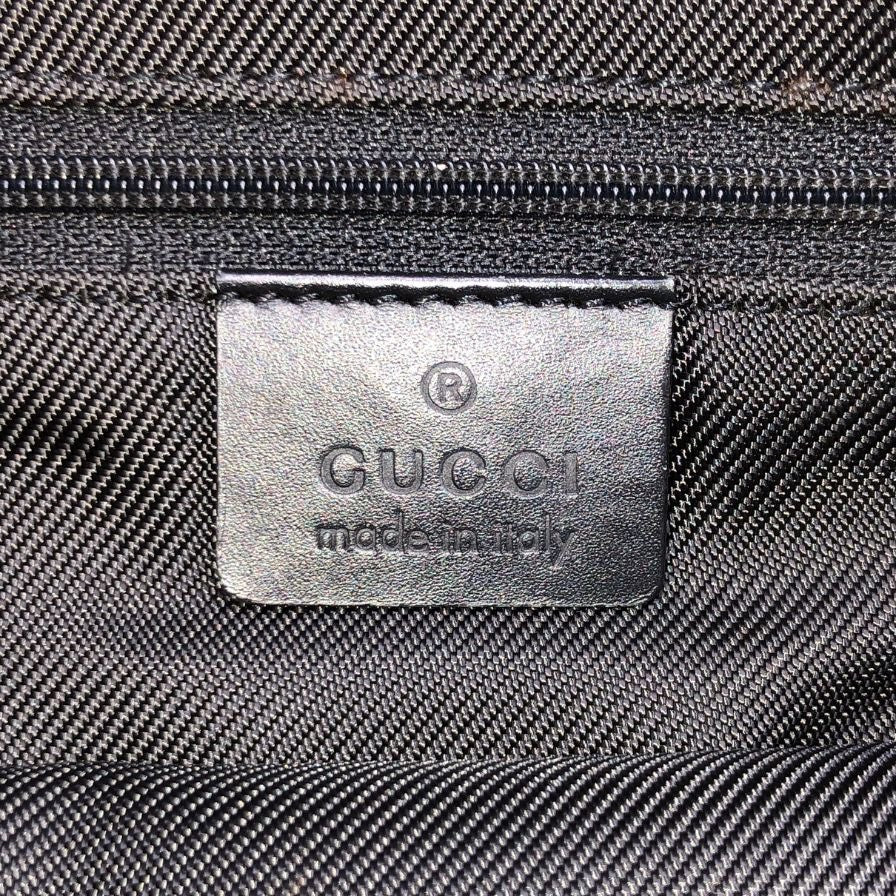 グッチ トートバッグ GGキャンバス ハンド 切替 レザー ウィメンズ ブラック GUCCI【AFE11】