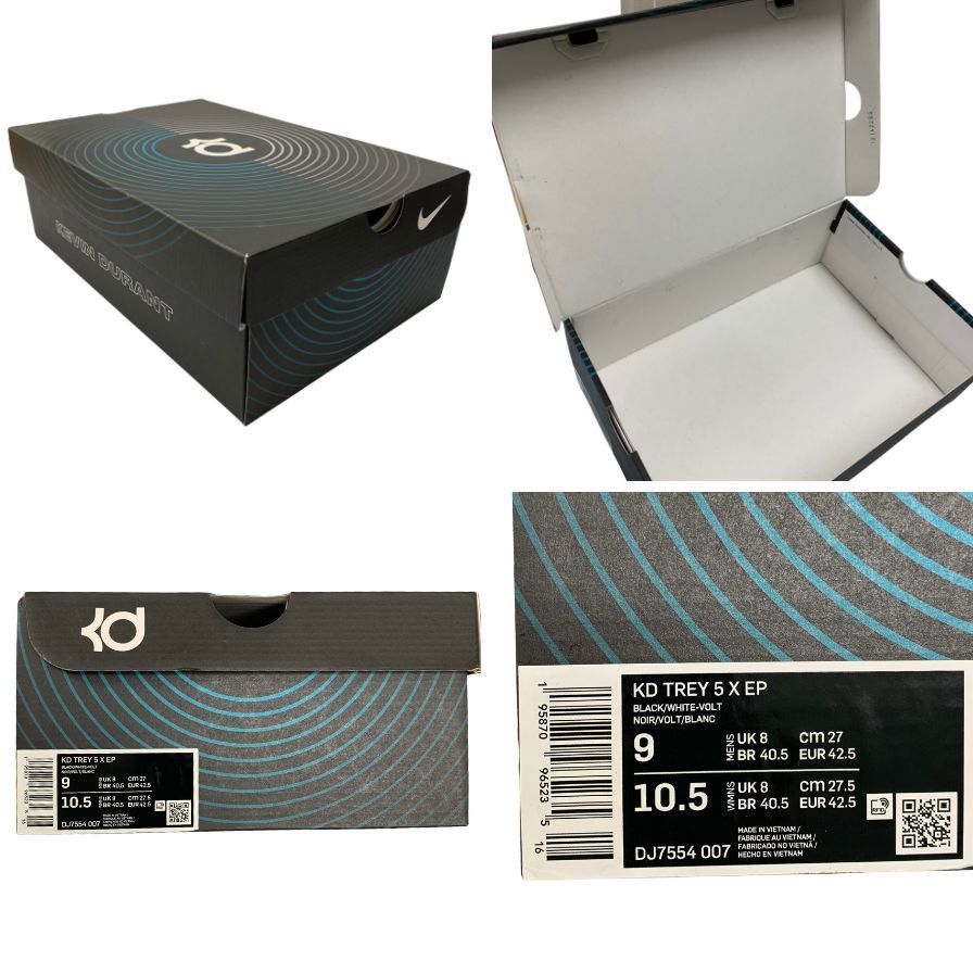 ナイキ ローカットスニーカー DJ7554-009 サイズUS9 ブラック系 NIKE 約27.0cm【AFD13】