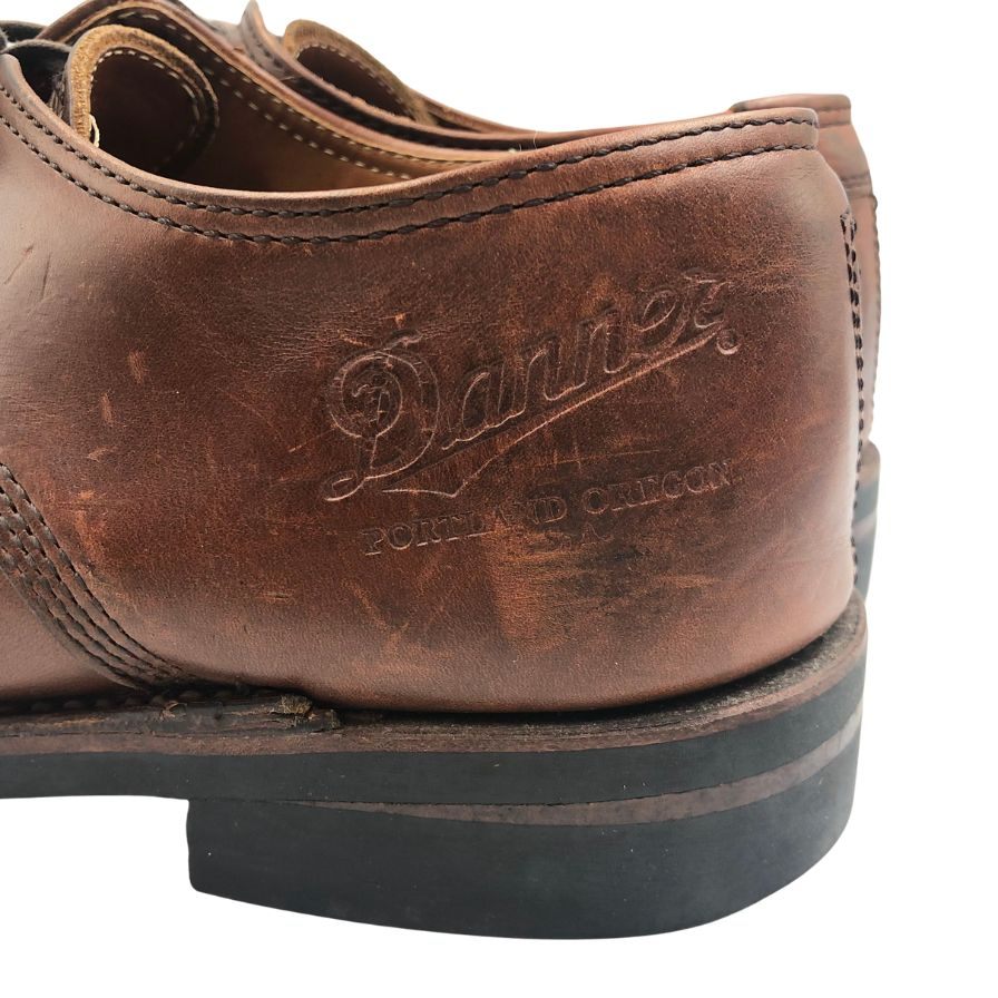 ダナー ダービーシューズ プレーントゥ ブラウン サイズ9 メンズ Danner 約27.5cm【AFC44】