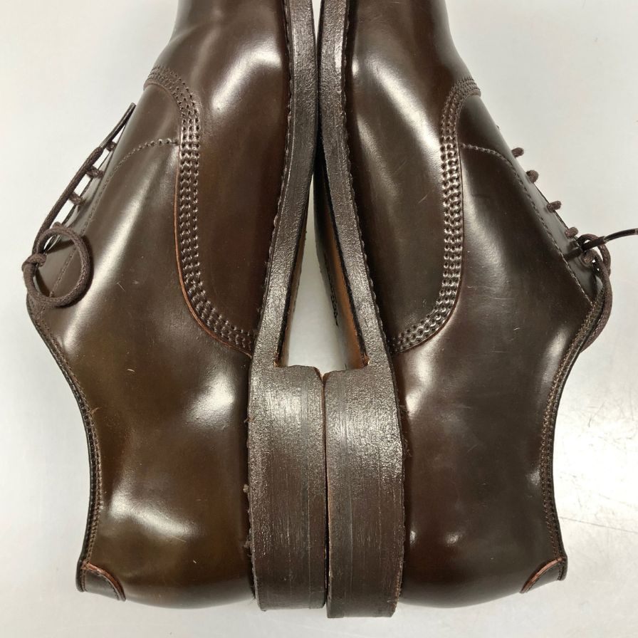 アレンエドモンズ レザーシューズ 5925 パークアベニュー コードバン キャップトゥ バーガンディ メンズ サイズUK7 Allen Edmonds PARK AVENUE ビジネスシューズ 約25.5cm【LA】【中古】