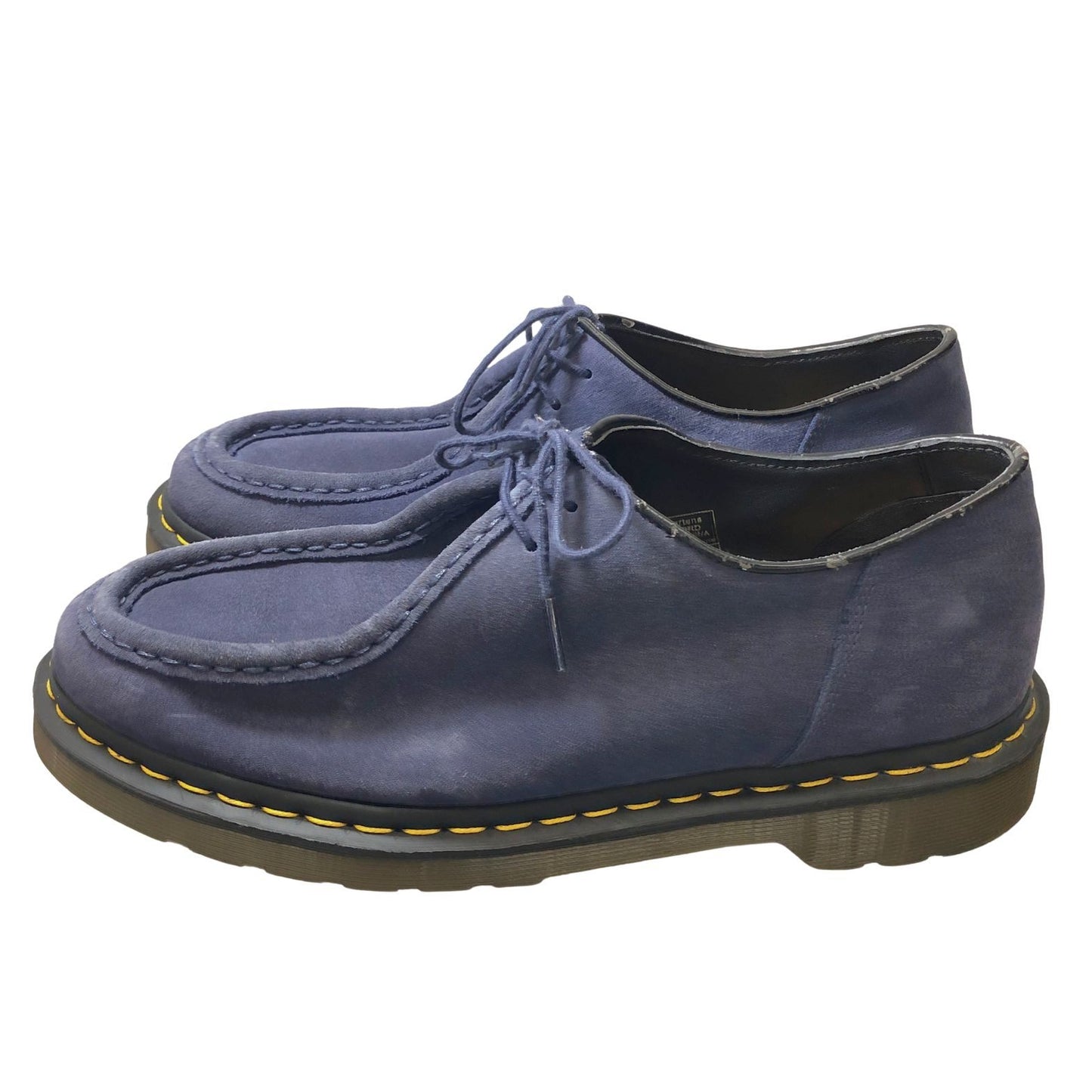 ドクターマーチン レザーシューズ モカシン スエード ネイビー系 メンズ サイズUK10 Dr.Martens 約28.5cm【AFC47】