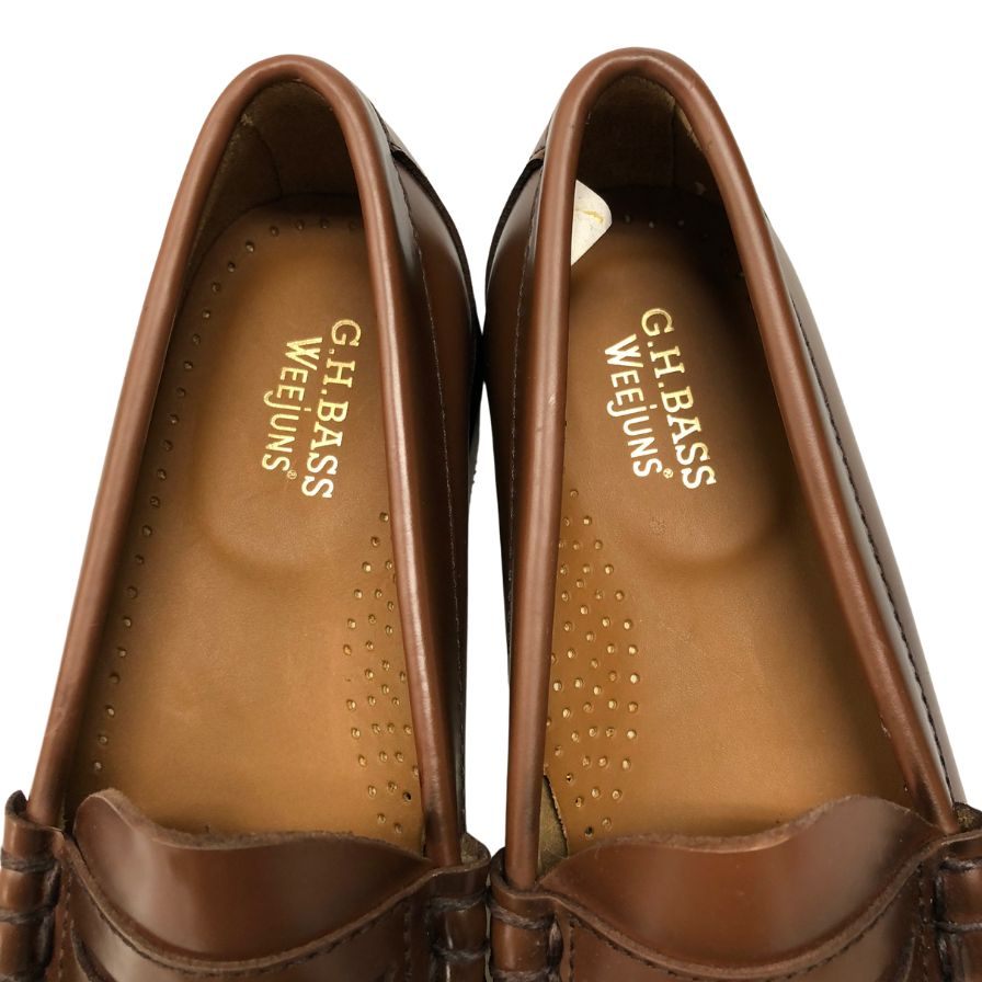 ジーエイチバス ローファー ウィージャンズ ラーソン モカ サイズ7 メンズ ブラウン系 G.H.Bass&Co. WEEJUNS LARSON ローファー 約26.0cm【LA】【中古】