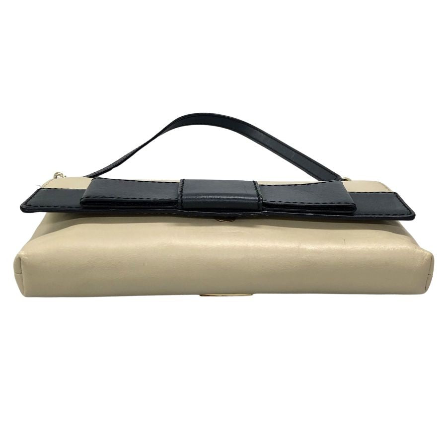 ケイトスペード ショルダーバッグ レザー アイボリー シルバー金具 レディース kate spade【AFE9】