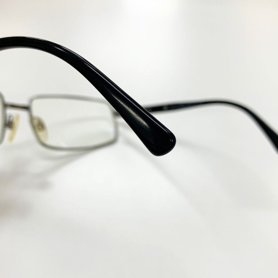 ブルガリ メガネ スチール フレーム 度付き 530104/61 ユニセックス シルバー×ブラック BVLGARI【AFI4】