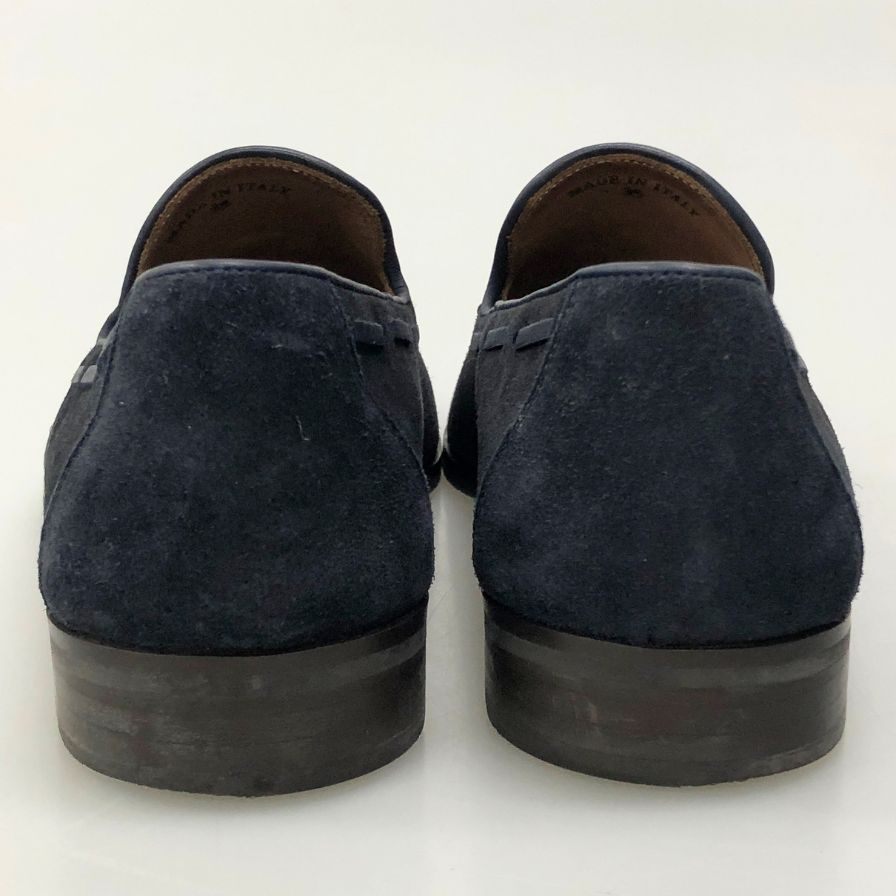 ロロピアーナ タッセルローファー CITY WALK スエード ネイビー サイズ39 Loro Piana 約24.0cm【AFD15-2】