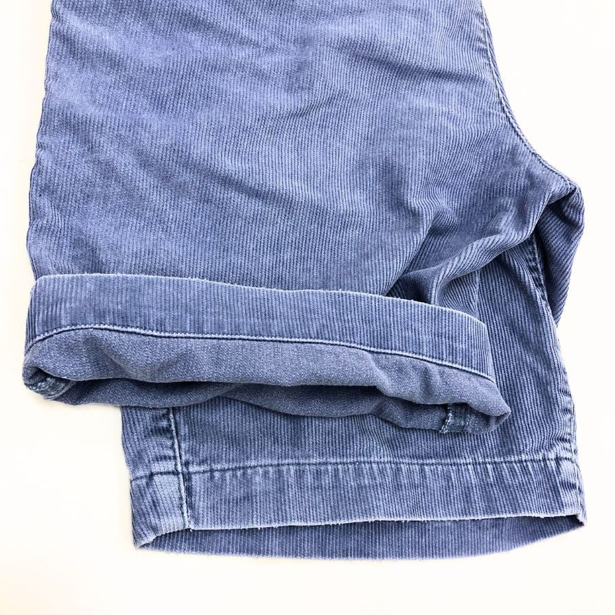 レミレリーフ ハーフパンツ コーデュロイ コットン ポリエステル ブルー系 サイズM メンズ REMI RELIEF 【AFB3】