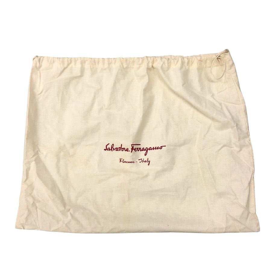 サルヴァトーレフェラガモ ローファー ガンチーニ スエード ネイビー メンズ サイズ6.5EE Salvatore Ferragamo 約25.0cm【AFC36】