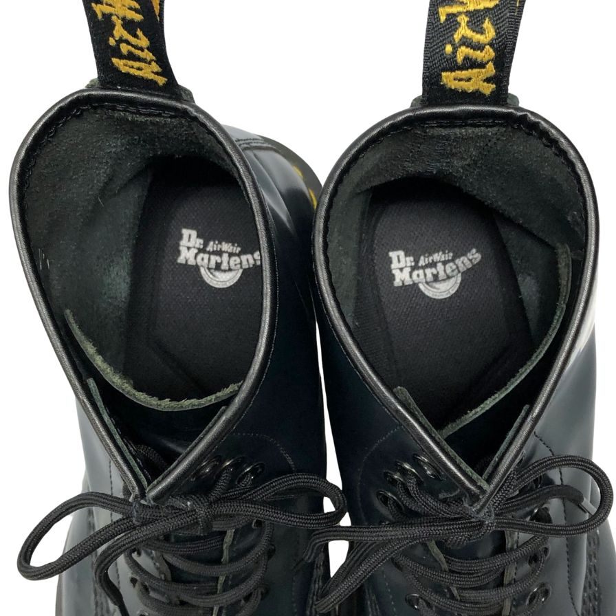 ドクターマーチン レースアップブーツ 8ホール ジェイドン レザー サイズUK9 GV01V メンズ ブラックネイビー Dr.Martens JADON 約28.0cm【AFC31】