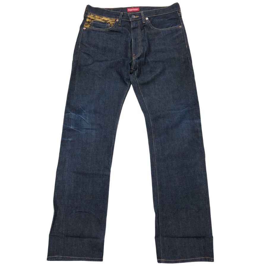 シュプリーム×リーバイス デニムパンツ 12AW 505 ジップ フライ