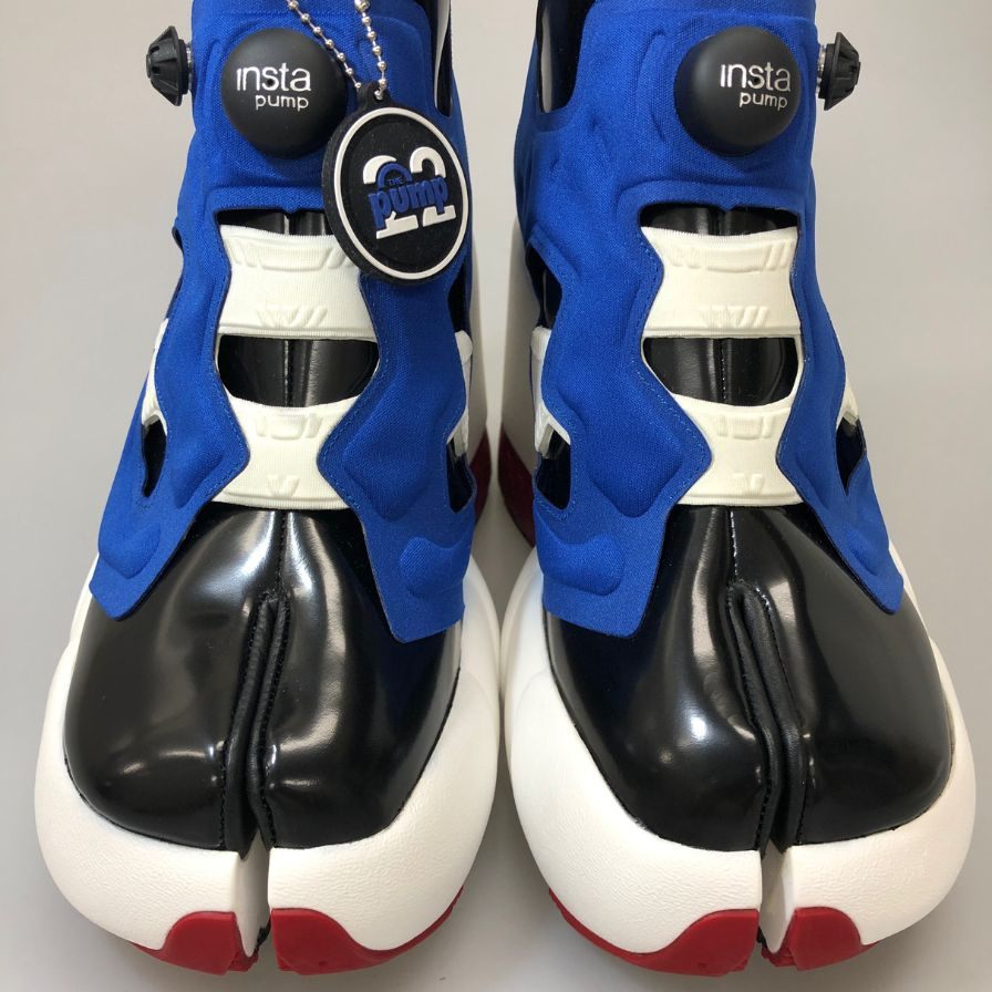 メゾンマルジェラ リーボック スニーカー Tabi Instapump Fury Hi S34WU0023 ブルー系 レディース サイズ37 Maison Margiela Reebok 約23.5cm【AFD2】
