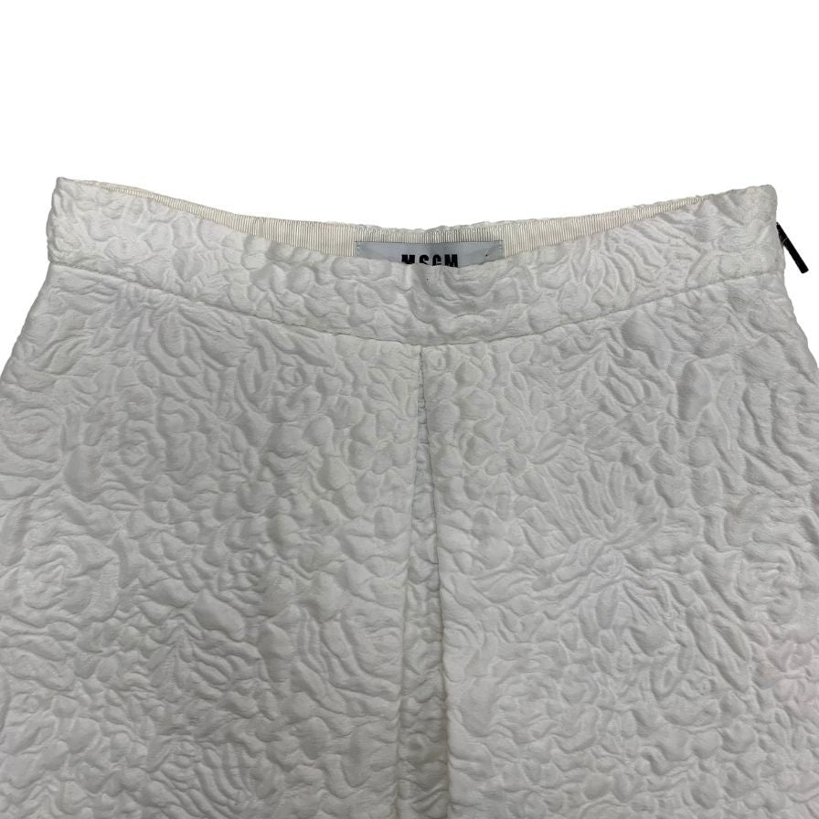 エムエスジーエム スカート ホワイト レディース サイズ38 MSGM【AFB29】