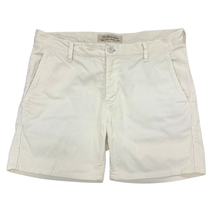 レミレリーフ ハーフパンツ コーデュロイ コットン ポリエステル ホワイト系 サイズM メンズ REMI RELIEF 【AFB28】