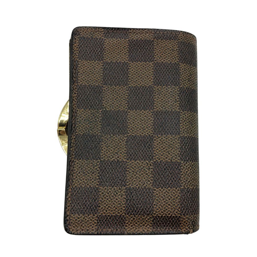 ルイヴィトン コンパクトウォレット モノグラム ポルトモネビエヴィエノワ N61664 財布 レザー ブラウン LOUIS VUITTON【AFI19】