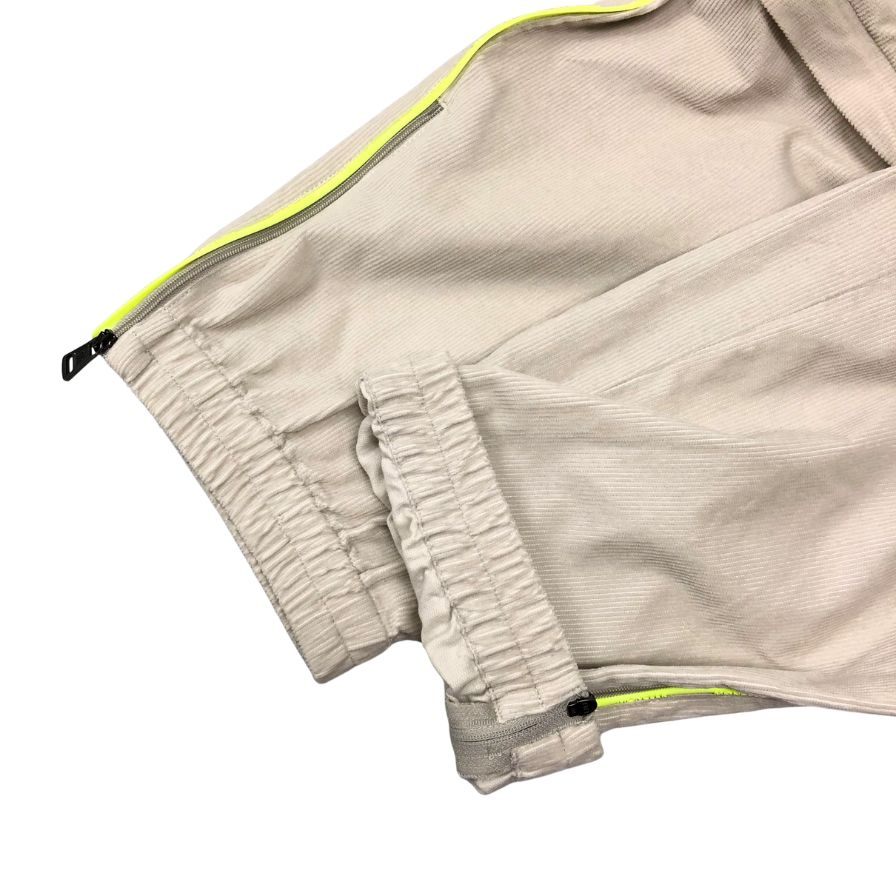 モンクレール 19AW ジップパンツ PANTALONE コーデュロイ ホワイト メンズ サイズ50 MONCLER 【AFB37】