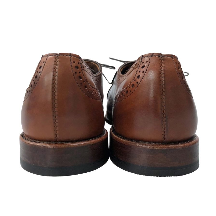 アレンエドモンズ レザーシューズ Sanford パンチドキャップ ブラウン メンズ サイズ11 Allen Edmonds 約29.0cm【AFD2】