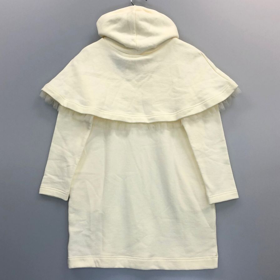 新品同様◆コムサ フィユ ワンピース ケープ付き 女の子用 キッズ ホワイト系 サイズ130~140 COMME CA FILLE 【AFB26】