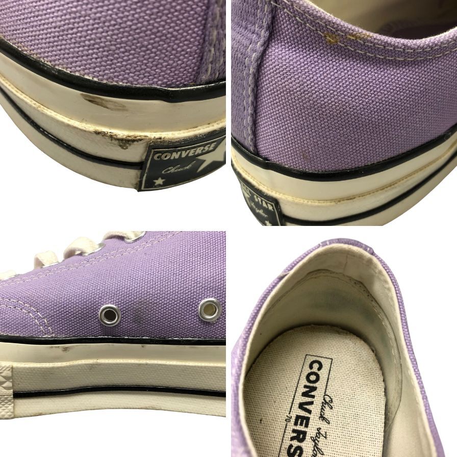 コンバース ローカットスニーカー CT70 チャックテイラー パープル メンズ サイズ28.0 CONVERSE 約28.0cm【AFC41】