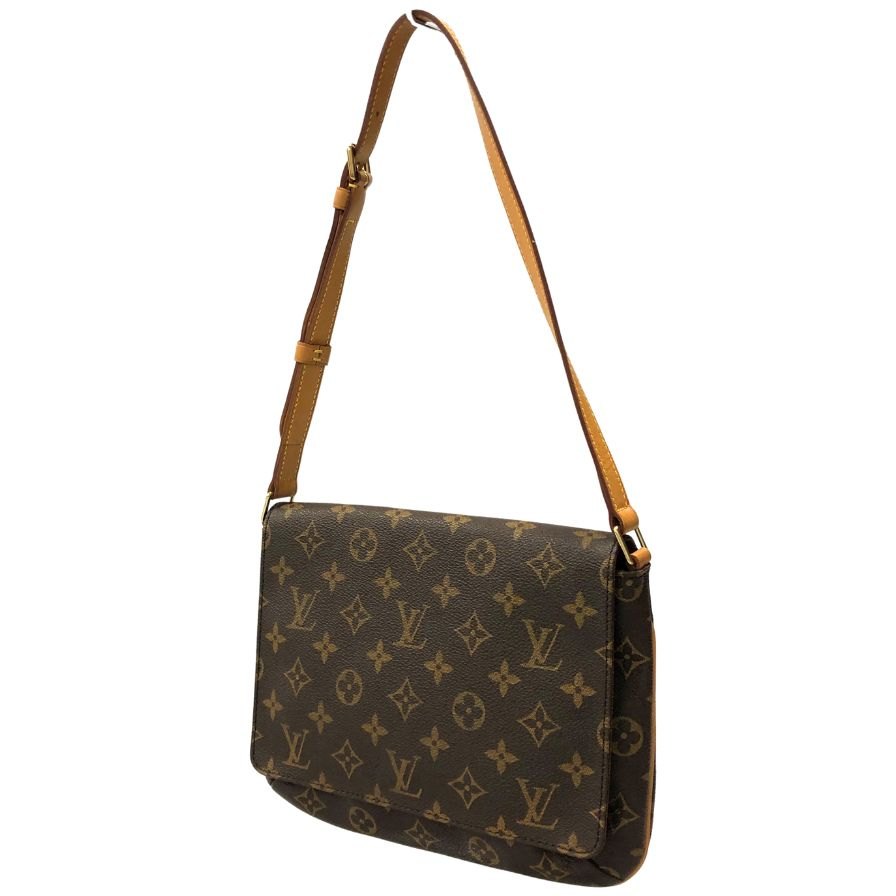 ルイ ヴィトン モノグラム ミュゼットタンゴ ショルダーバッグ レディース ブラウン M51388 LOUIS VUITTON【AFE12】
