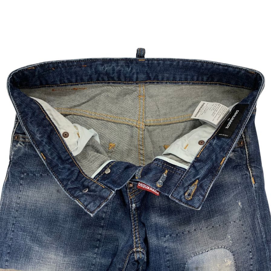 ディースクエアード デニムパンツ cool girl jean エイジング加工 コットン ポリウレタン サイズ40 レディース ブルー DSQUARED2 【AFB41】