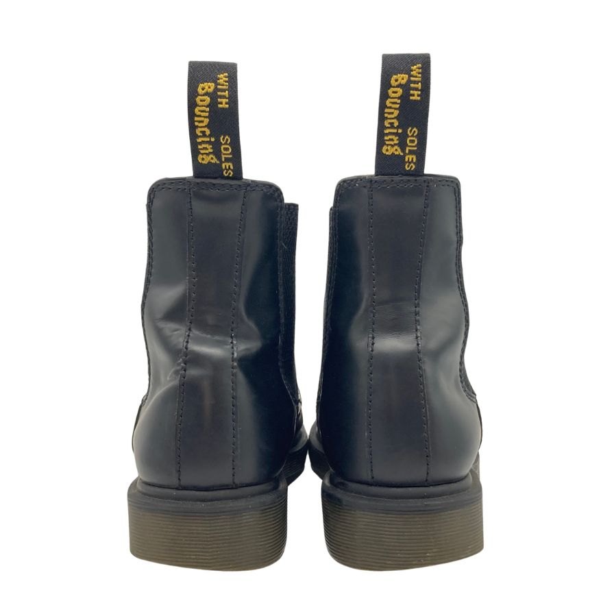 ドクターマーチン サイドゴアブーツ 2976 チェルシー レザー ブラック メンズ サイズUK7 Dr.MARTENS 約25.5cm【AFC33】
