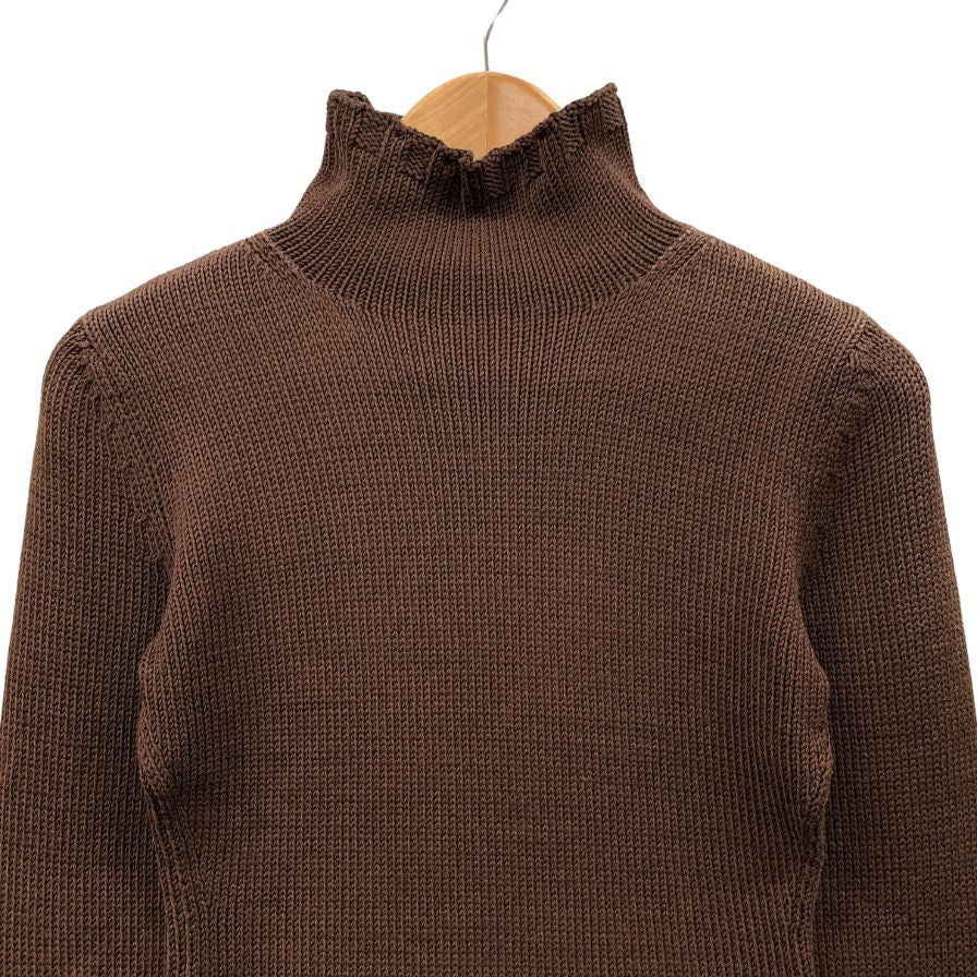 極美品◆フォクシー ハイネックニット サイズ38 ブラウン レディース 20587-SATAG14-01 FOXEY 【AFB11】