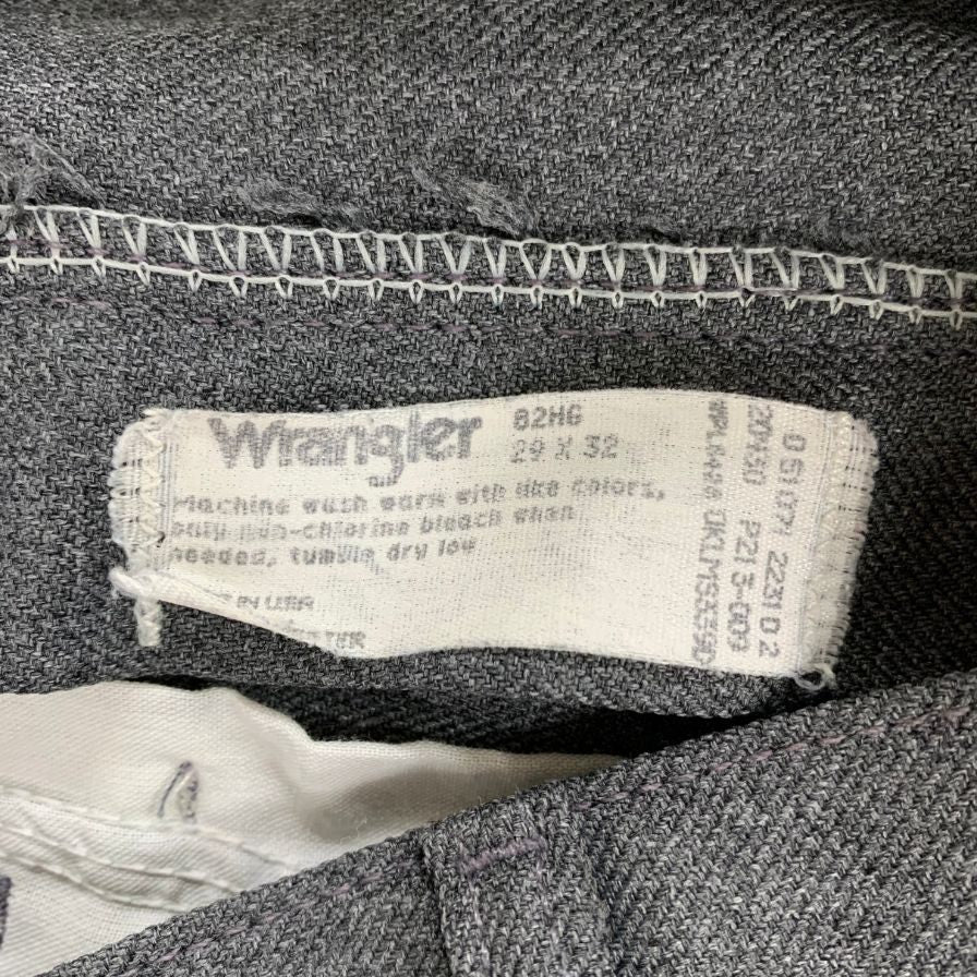 ラングラー フレアパンツ USA製 グレー メンズ W29 L32 Wrangler 【AFB7】