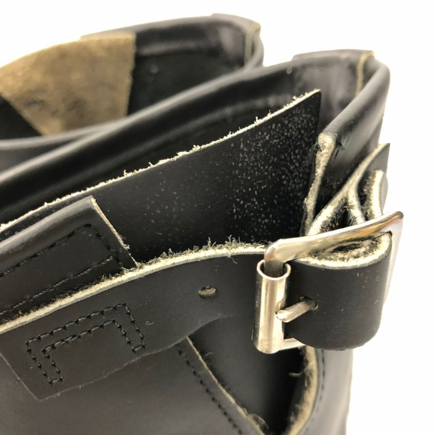 レッドウィング エンジニアブーツ 2268 PT91 刺繍羽タグ メンズ サイズ7.5D ブラック REDWING 約25.5cm【AFI30】