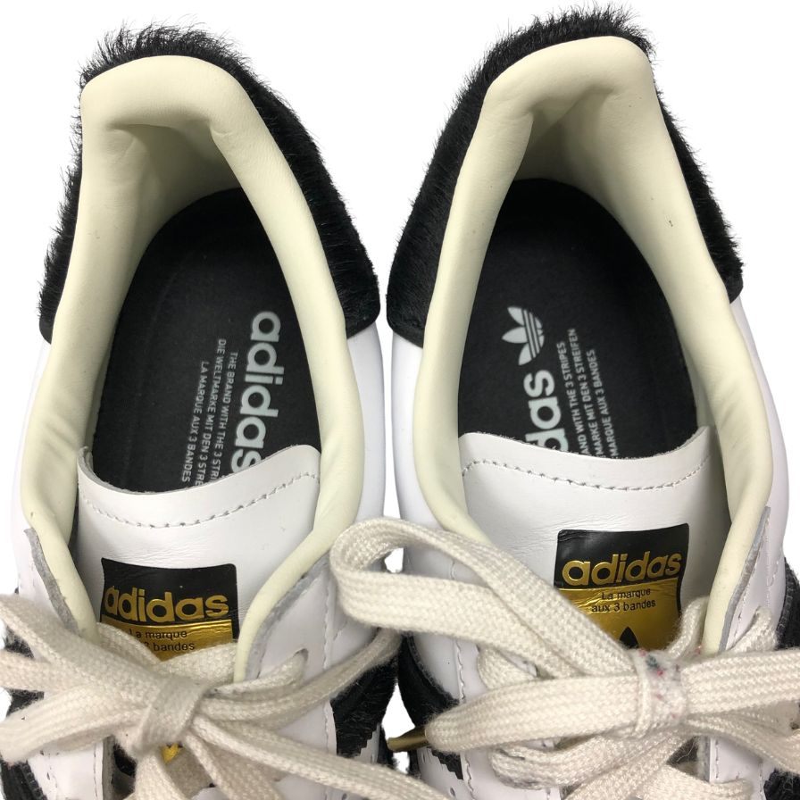 アディダスオリジナルス スーパースター FW4432 ブラック/ホワイト 27.5cm フェイクファー メンズ ADDIDAS SUPERSTAR 約27.5cm【AFD7】