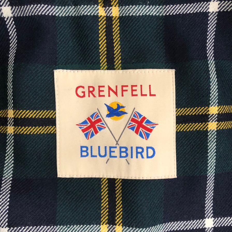 極美品◆グレンフェル ブルーバード バイカージャケット サイズ38 メンズ 玉虫色 GRENFELL 【AFA3】
