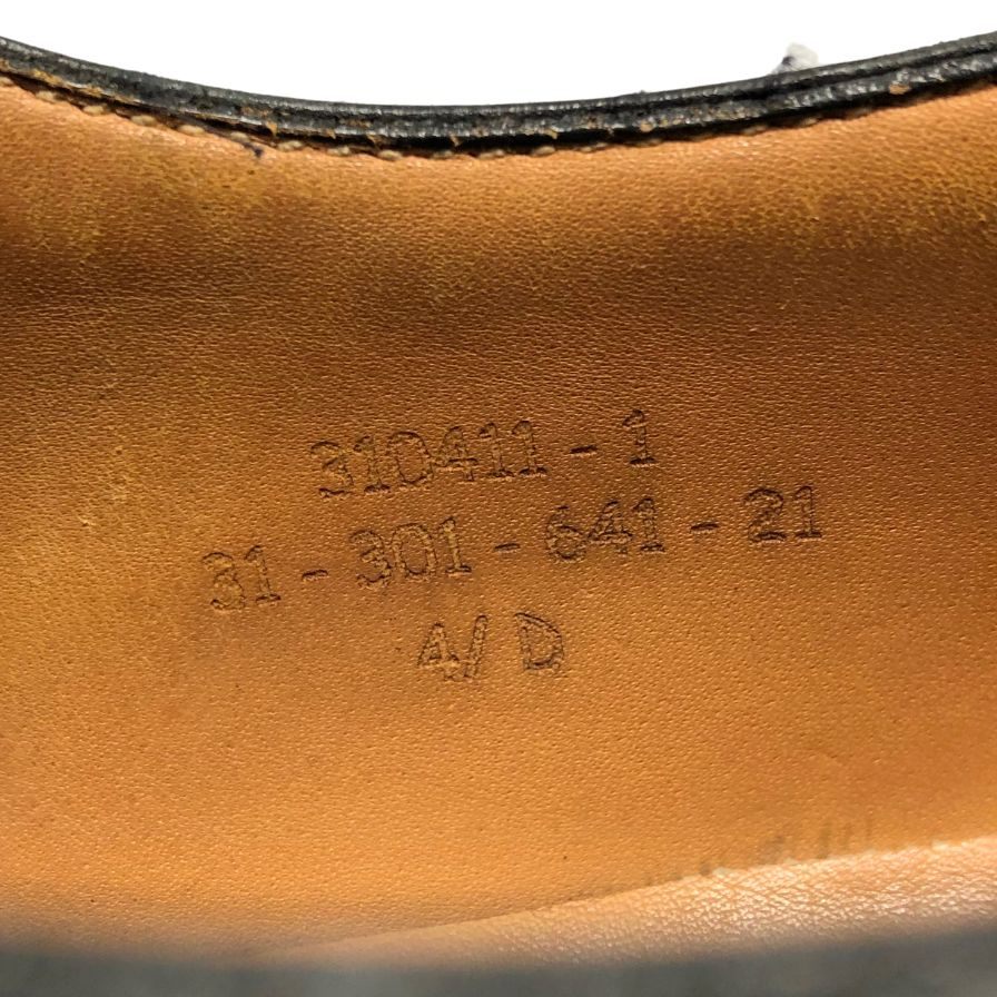 ジェイエムウエストン ゴルフ 641 ブラックロシアンカーフ UK5C メンズ J.M.WESTON ビジネスシューズ 約24.5cm【LA】【中古】