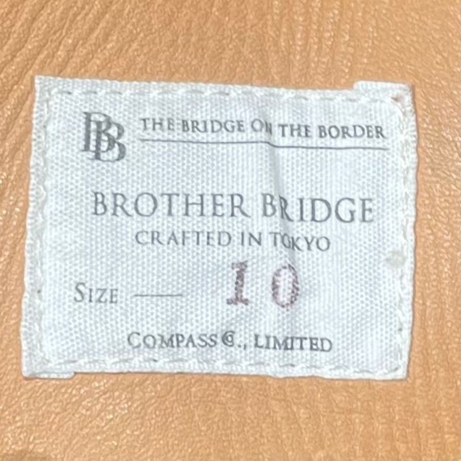ブラザーブリッジ Uチップブーツ HUNTER ハンター ブラック サイズ10 BROTHER BRIDGE ブーツ 約28.5cm【LA】【中古】