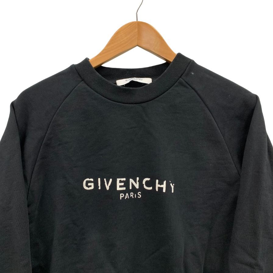 中古◆ジバンシー スウェット ロゴ ブラック メンズ サイズS GIVENCHY 【AFB5】
