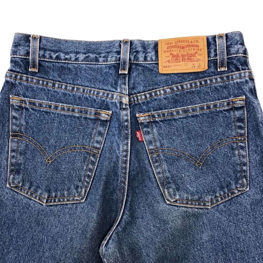 リーバイス デニム 505 90年代 ボタン裏104 インディゴ メンズ サイズ W29 L32 LEVI’S 【AFB38】