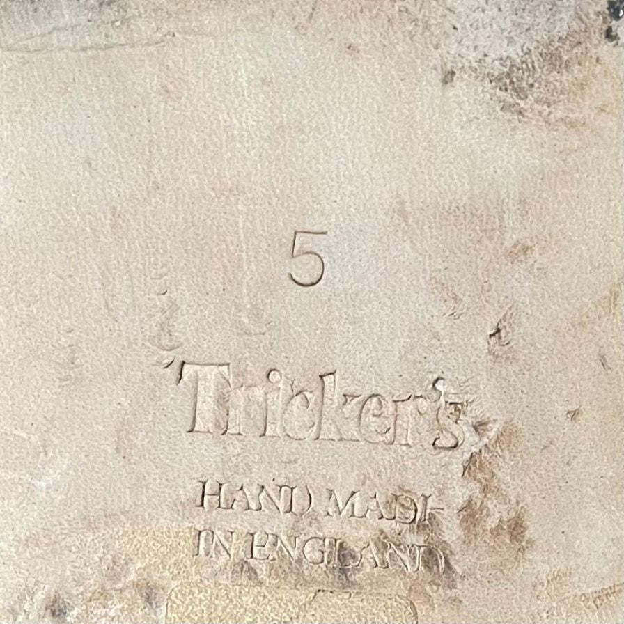トリッカーズ スリッポン ルームシューズ スターリング スエード ブラック サイズ5 メンズ Tricker's STIRLING スリッポン 約24.0cm【LA】【中古】