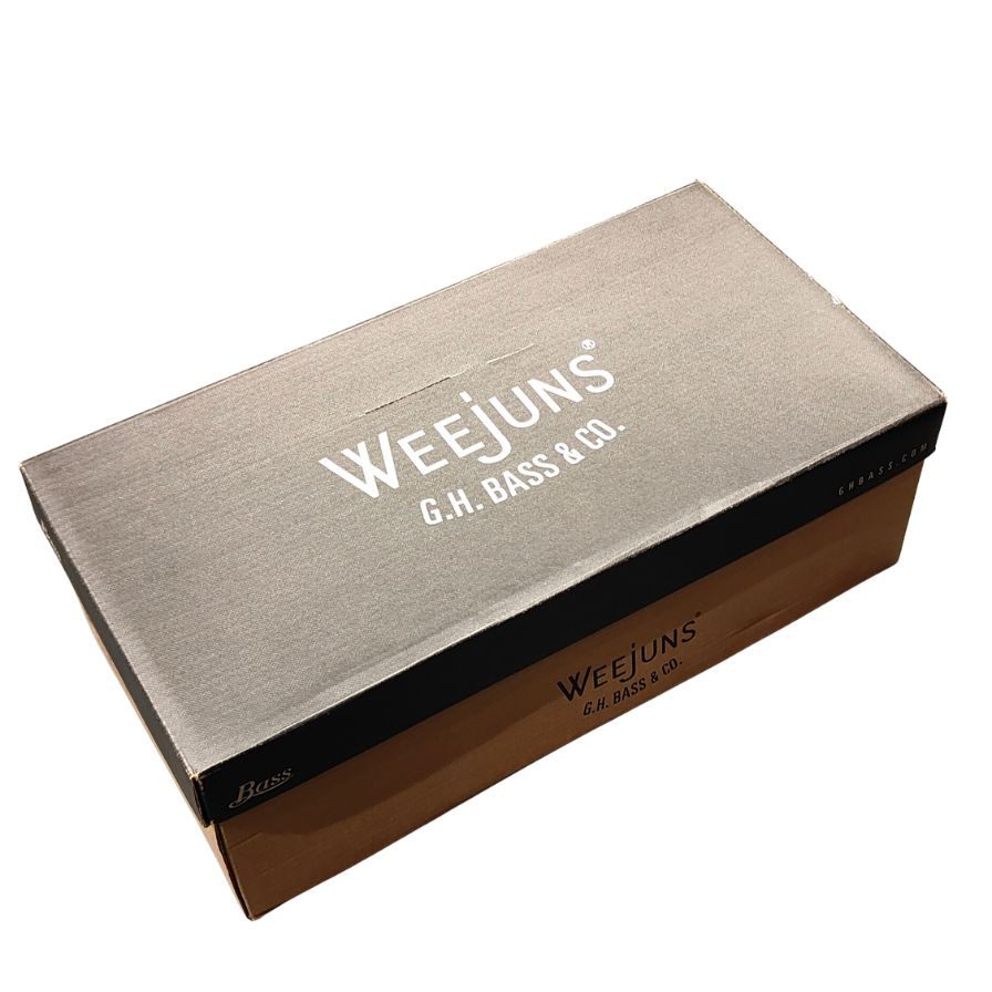 ジーエイチバス ローファー ウィージャンズ ラーソンスエード サイズ9 メンズ ブラック G.H.Bass&Co. WEEJUNS LARSON ローファー 約28.0cm【LA】【中古】