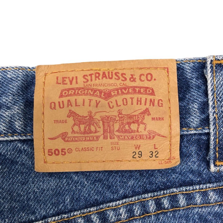 リーバイス デニム 505 90年代 ボタン裏104 インディゴ メンズ サイズ W29 L32 LEVI’S 【AFB38】