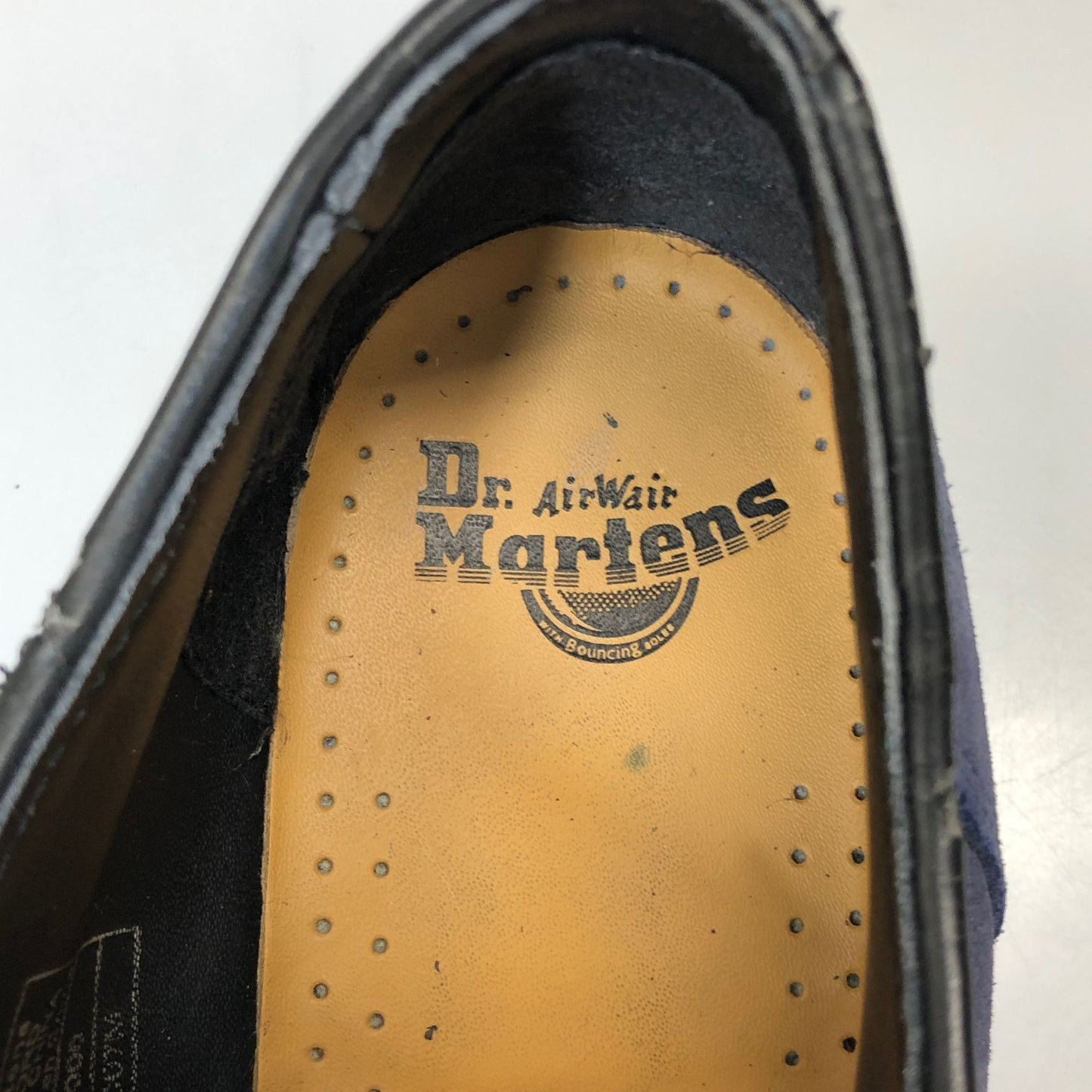 ドクターマーチン レザーシューズ モカシン スエード ネイビー系 メンズ サイズUK10 Dr.Martens 約28.5cm【AFC47】