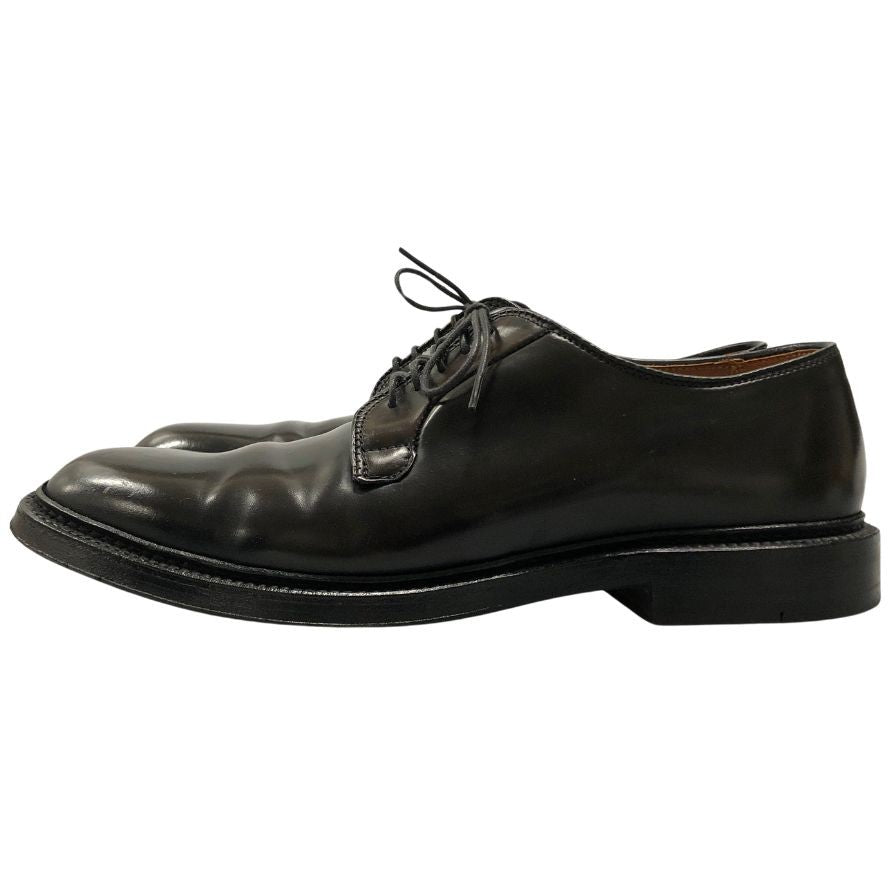 オールデン レザーシューズ プレーントゥ コードバン 9901 ブラック メンズ サイズ8 Alden ビジネスシューズ 約26.0cm【LA】【中古】