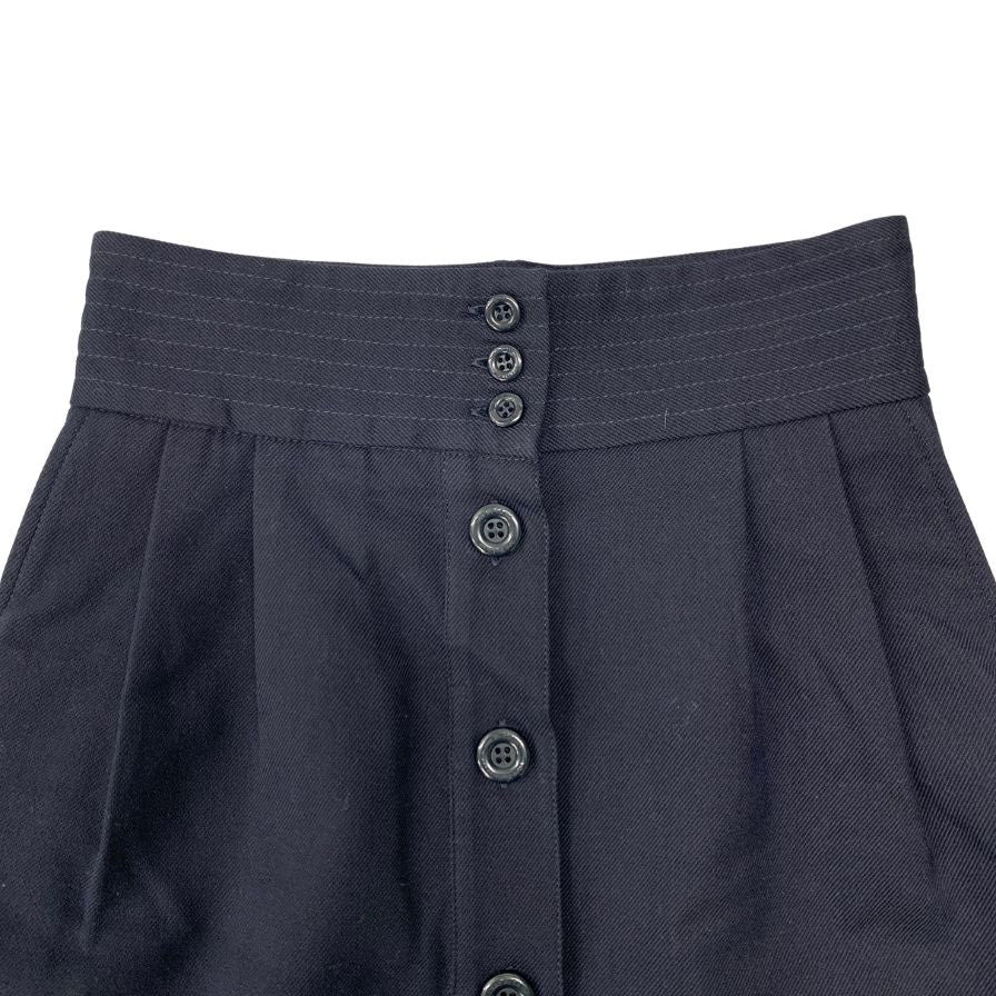 シーバイクロエ スカート ボタン ネイビー レディース サイズ34 SeeBy Chloe【AFB45】