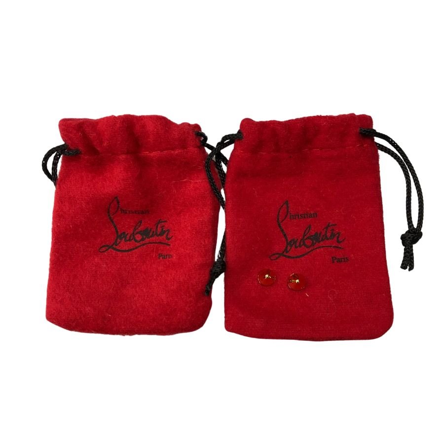クリスチャンルブタン パンプス ハイヒール スエード スパイクスタッズ ブラック レディース サイズ23.5 Christian Louboutin 約23.5cm【AFC44】